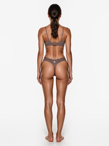 GOD SAVE QUEENS Push-up Nedrček 'Second Skin Ultimate Push-Up Bra' | rjava barva