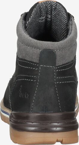 FRETZ MEN Lace-Up Boots in Black