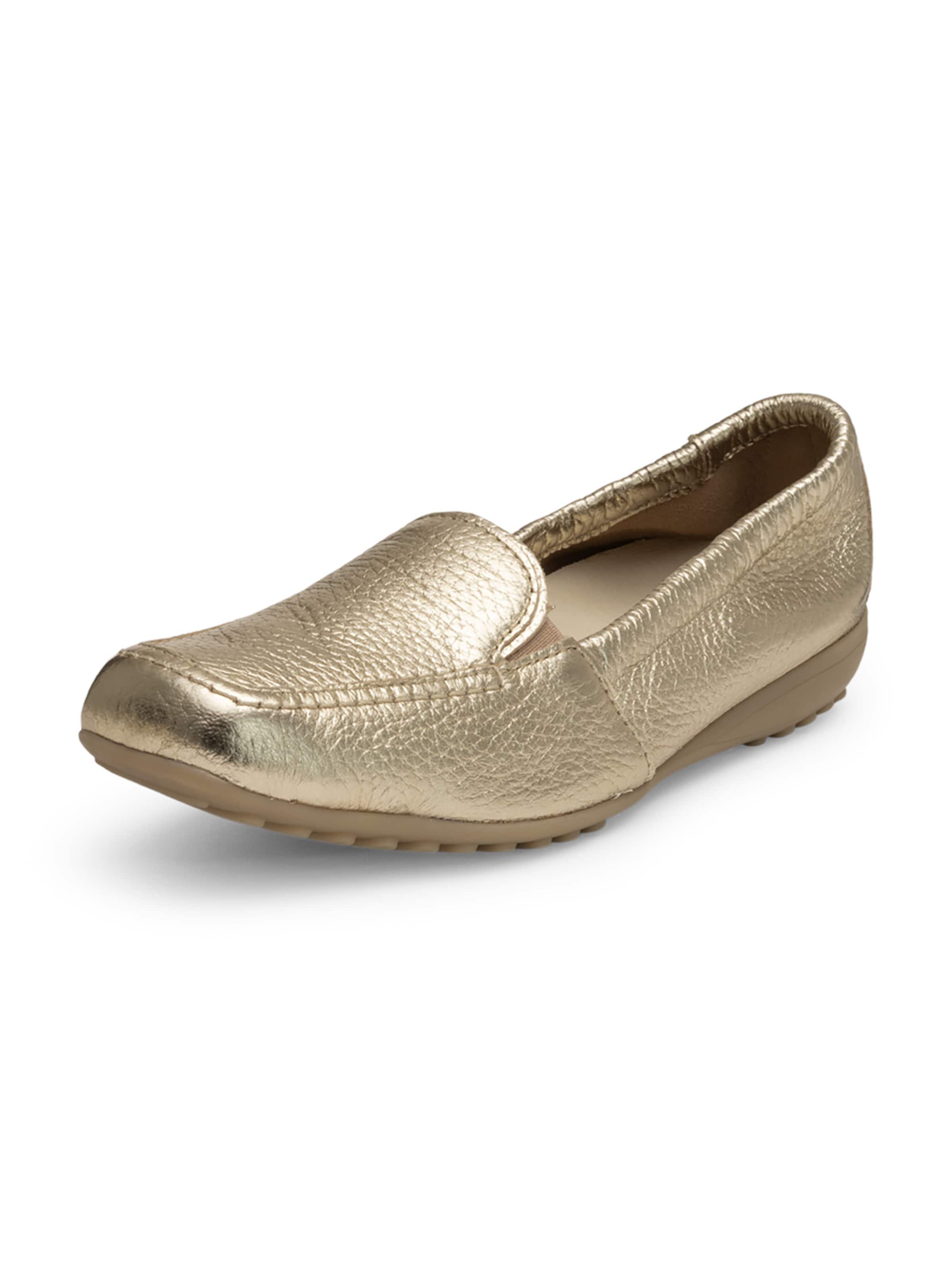 Mocassino di VITAFORM in oro: frontale