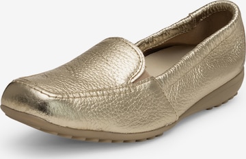 VITAFORM Moccasins in Gold: front