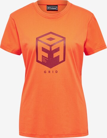 Hummel Performance Shirt 'Offgrid' in Orange: front