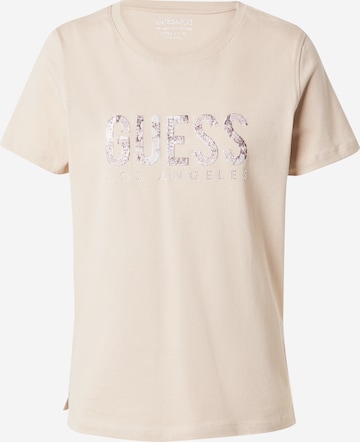 GUESS - Camiseta 'Python' en beige: frente