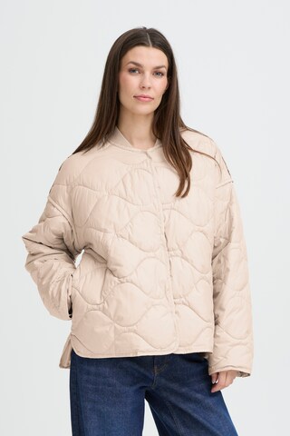 Pulz Between-Season Jacket 'Adive' in Beige: front