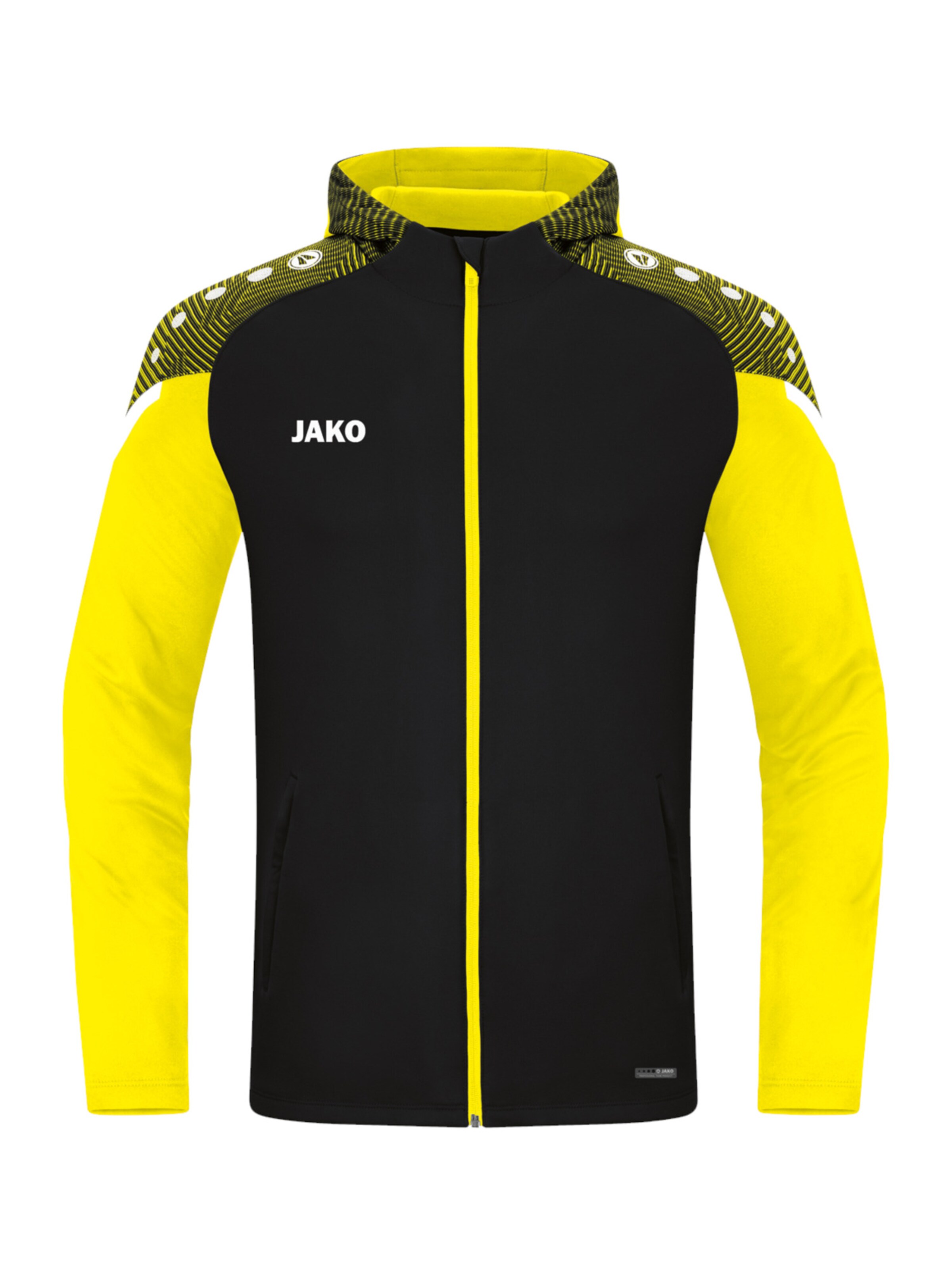 JAKO Sportsweatjacke in Schwarz: Vorderseite