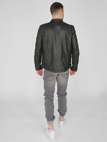 MUSTANG Lederjacke ' 31021308 ' in Schwarz