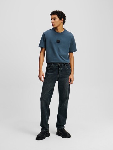 KARL LAGERFELD JEANS Tapered Jeans in Blue: front