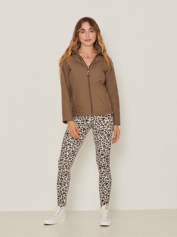 ABOUT YOU x Sofia Tsakiridou Skinny Leggings 'Carolin' in Beige: front