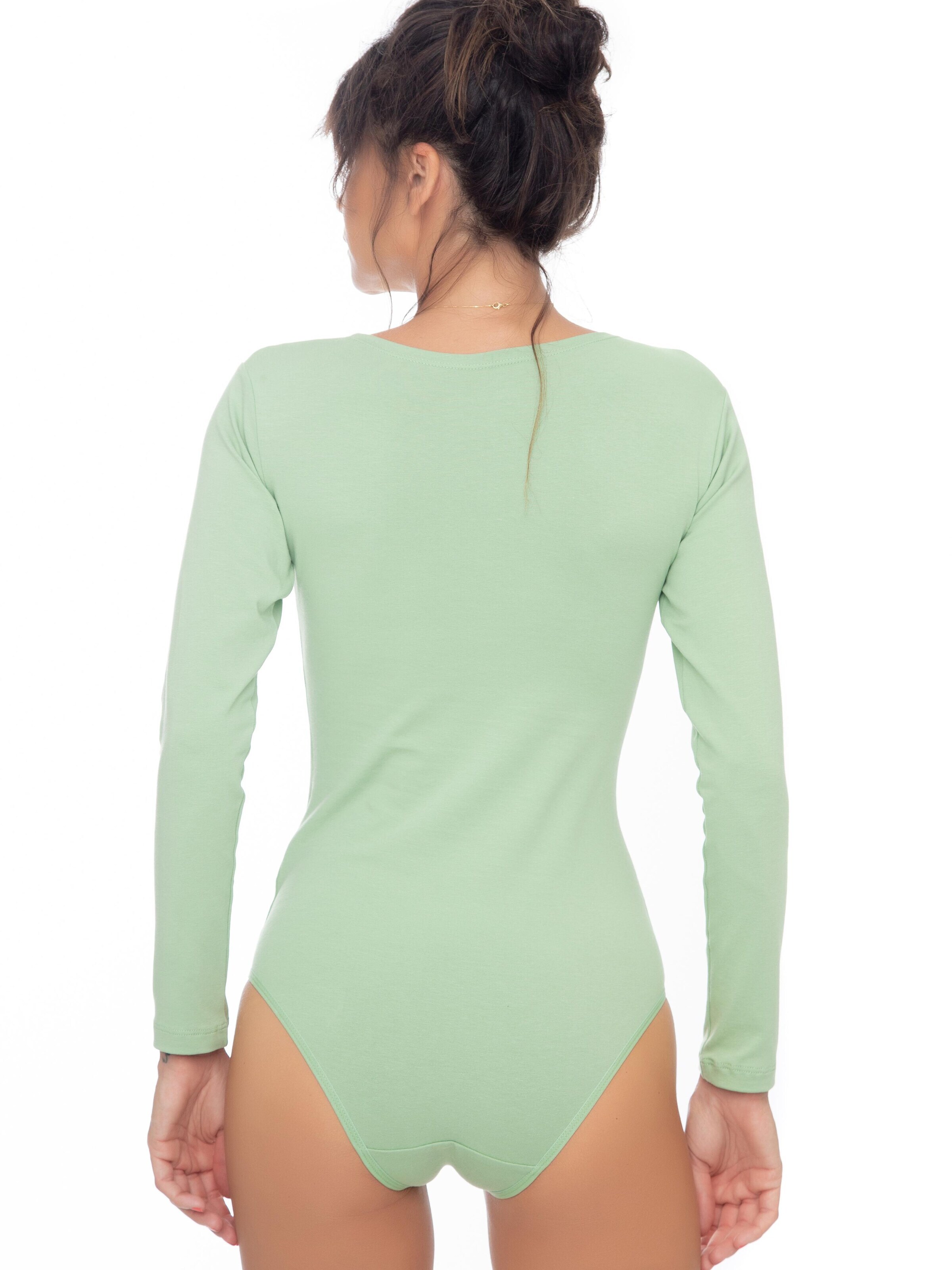 Evoni Bodysuit in Green