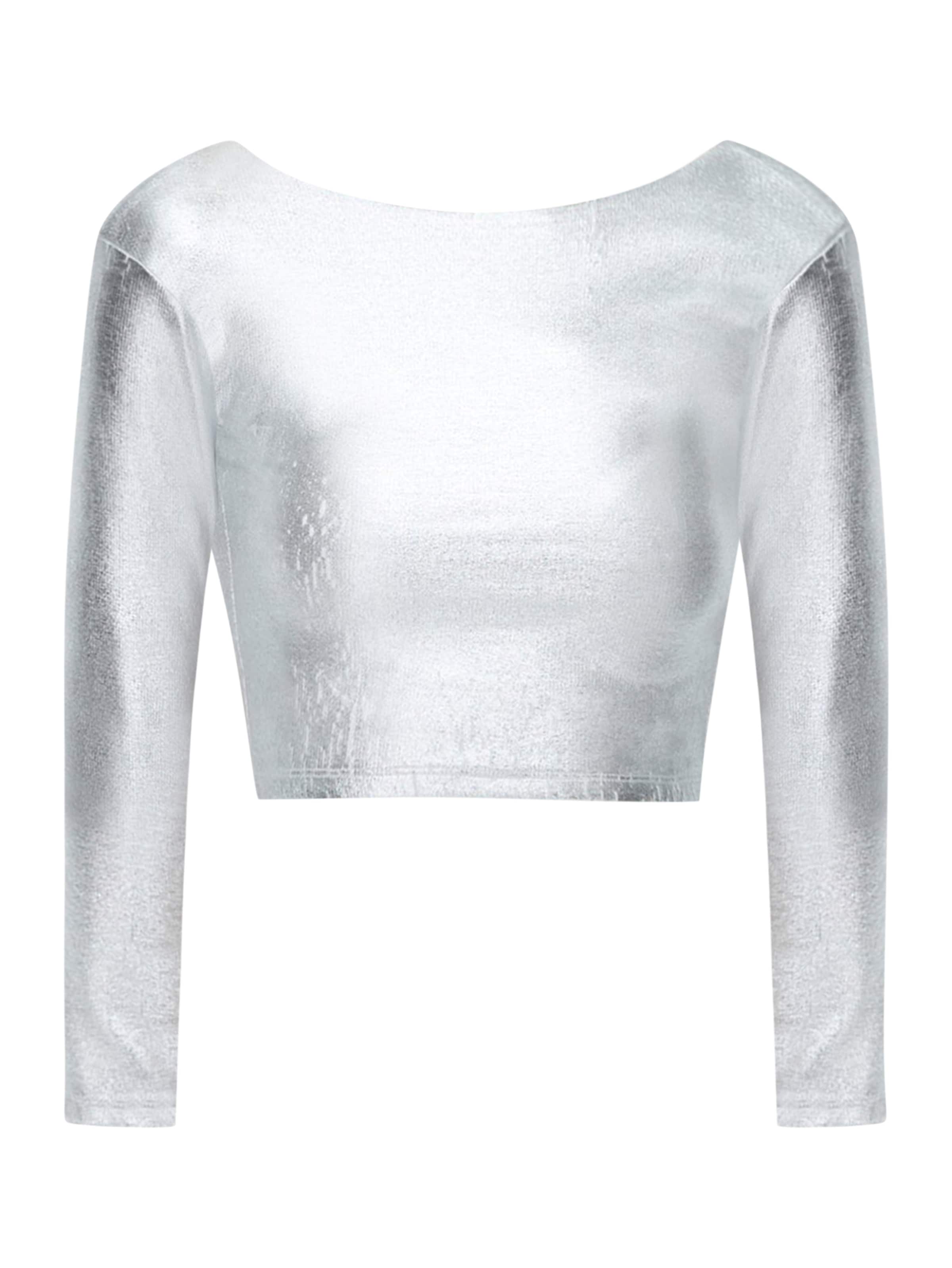 No Matter What Shirt 'Athlet' in Zilver: voorkant