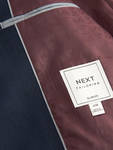 Coupe regular Veste de costume Next en bleu