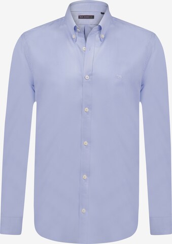 Felix Hardy Regular fit Overhemd in Blauw: voorkant