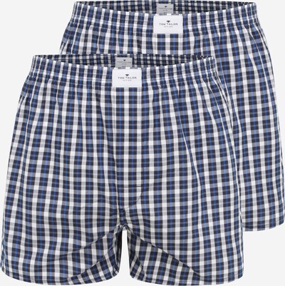 TOM TAILOR Boxers en bleu / bleu foncé / gris / blanc, Vue avec produit