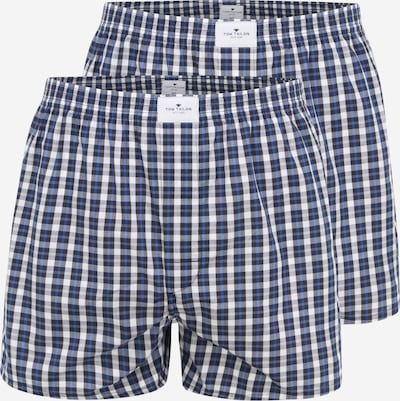 TOM TAILOR Boxers en bleu / bleu foncé / gris / blanc, Vue avec produit