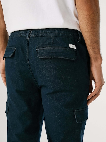 Pepe Jeans Tapered Cargo Pants in Blue