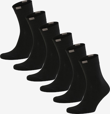 Nur Die Socks in Black: front