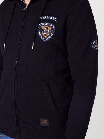 Petrol Industries Sweatjacke in Schwarz