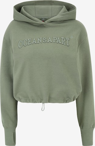 OCEANSAPART Sweatshirt 'Beverly' in Groen: voorkant