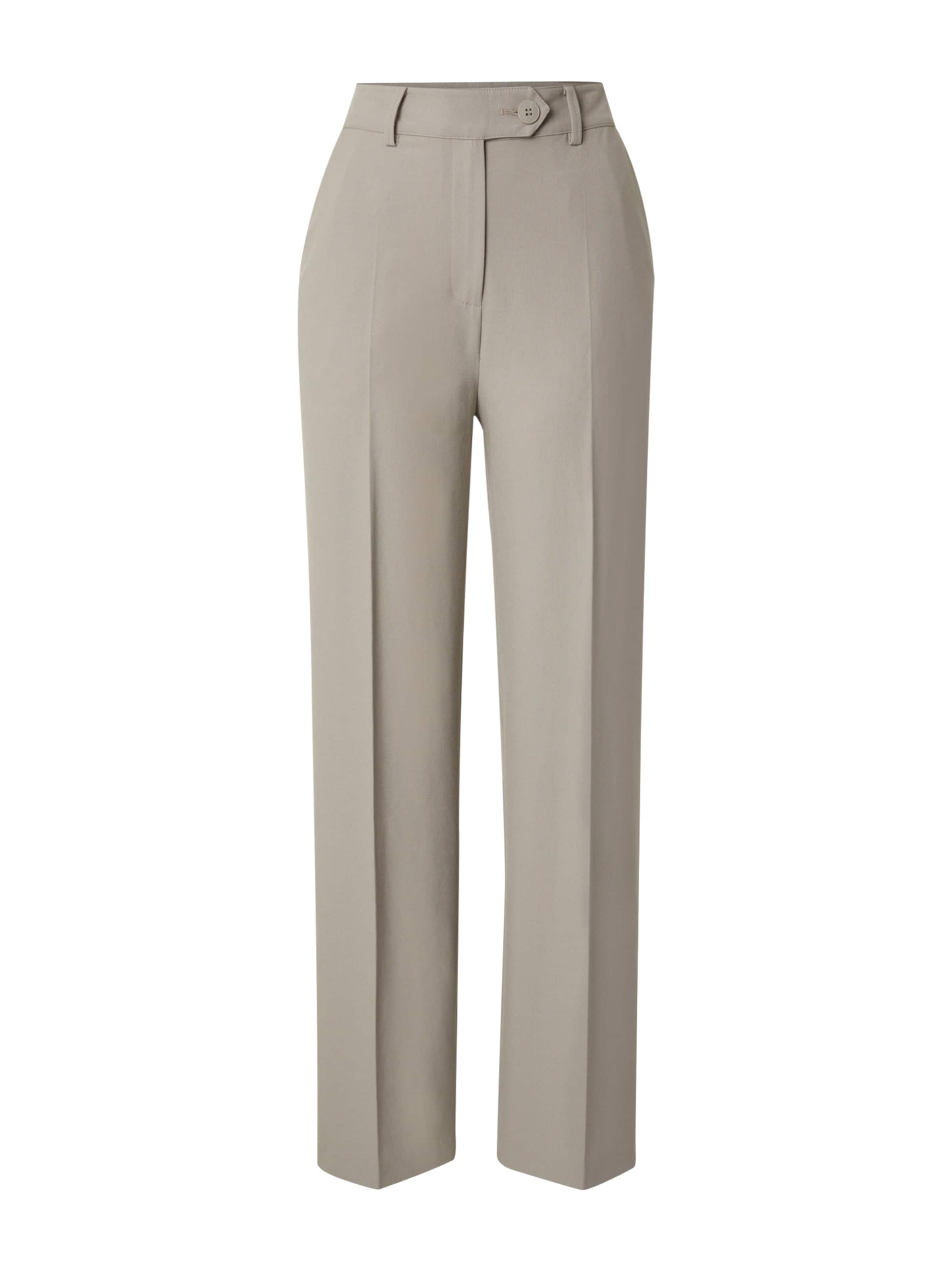 RÆRE by Lorena Rae Панталон с ръб 'Joy Tall' в камък, Преглед на продукта