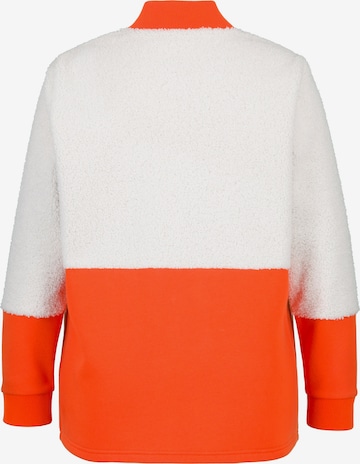 Ulla Popken Sweatvest in Oranje