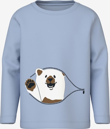 Maglietta 'NMMVUX' di NAME IT in blu: frontale