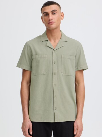 !Solid Regular fit Overhemd 'SDNeel' in Groen: voorkant