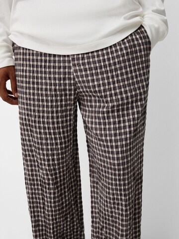 Bershka Loosefit Hose in Braun