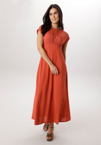 Aniston SELECTED Summer Dress in Orange: front