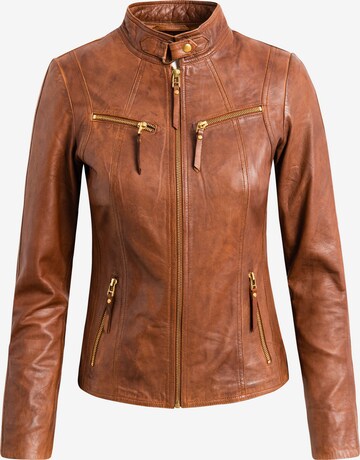 BTFCPH Between-Season Jacket 'Stacey' in Brown: front