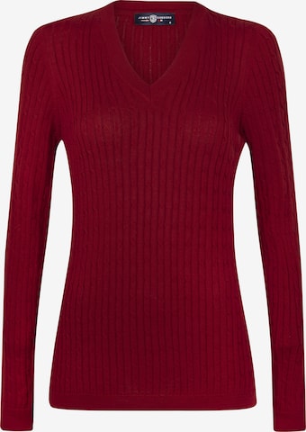 Pull-over Jimmy Sanders en rouge : devant