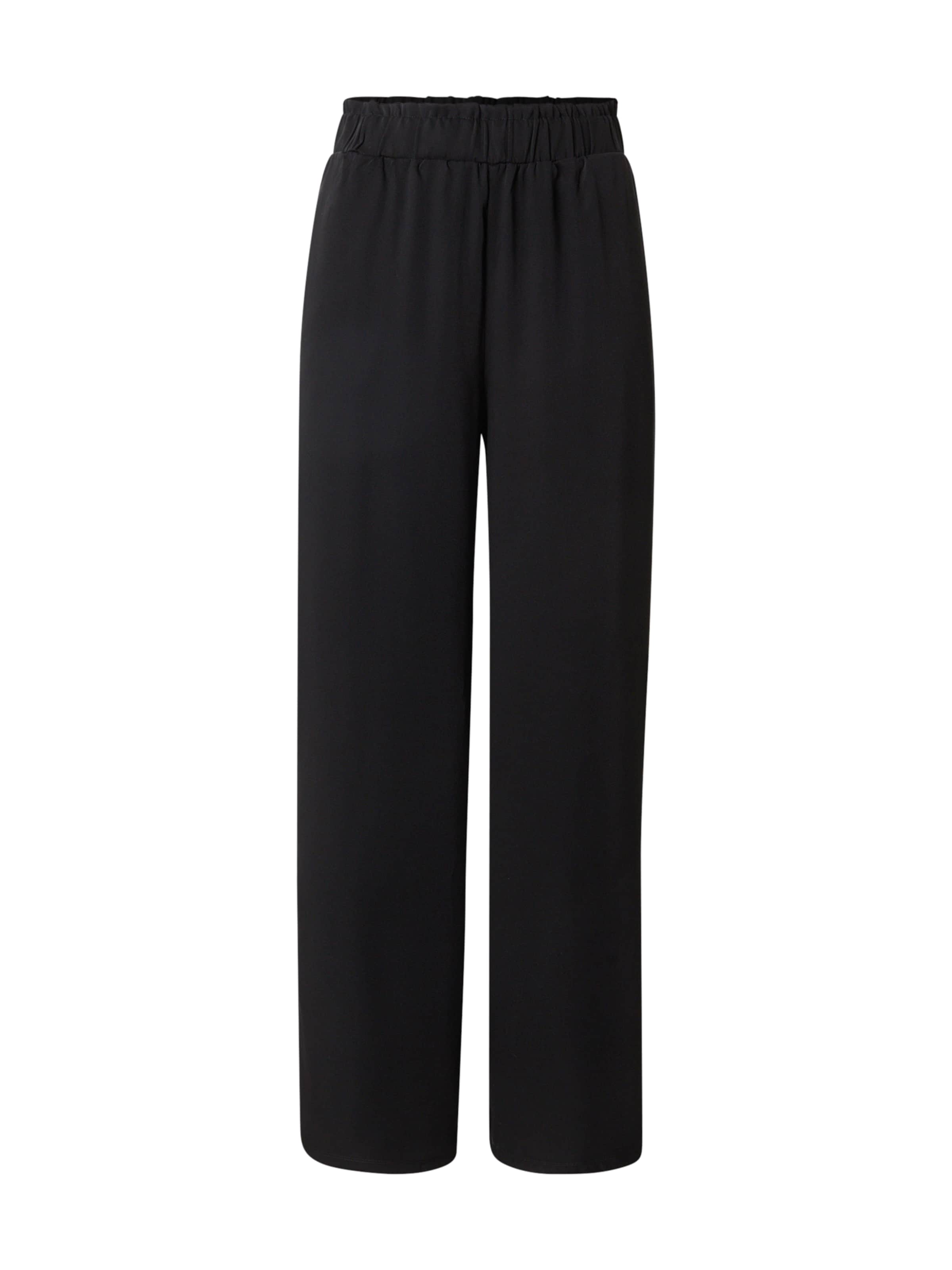 ABOUT YOU Štandardný strih Nohavice 'Jarina' - Čierna: predná strana