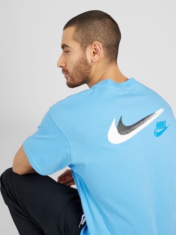 mėlyna Nike Sportswear Marškinėliai