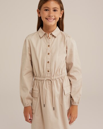 WE Fashion Dress in Beige