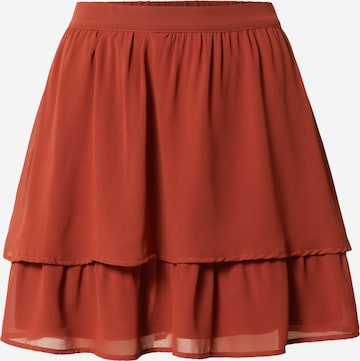 VILA Skirt 'LEOA' in Brown: front