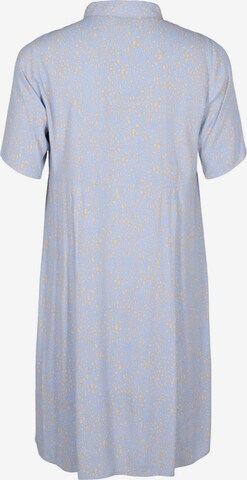 Zizzi Košilové šaty 'BELLA' – modrá