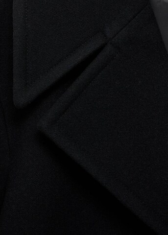 MANGO Between-Seasons Coat in Black
