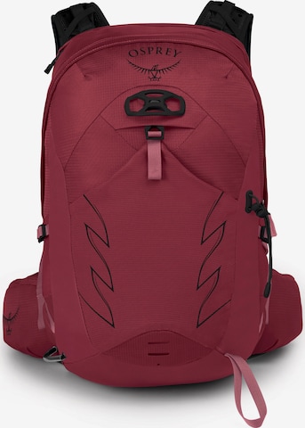 Osprey Sports Backpack in Red: front