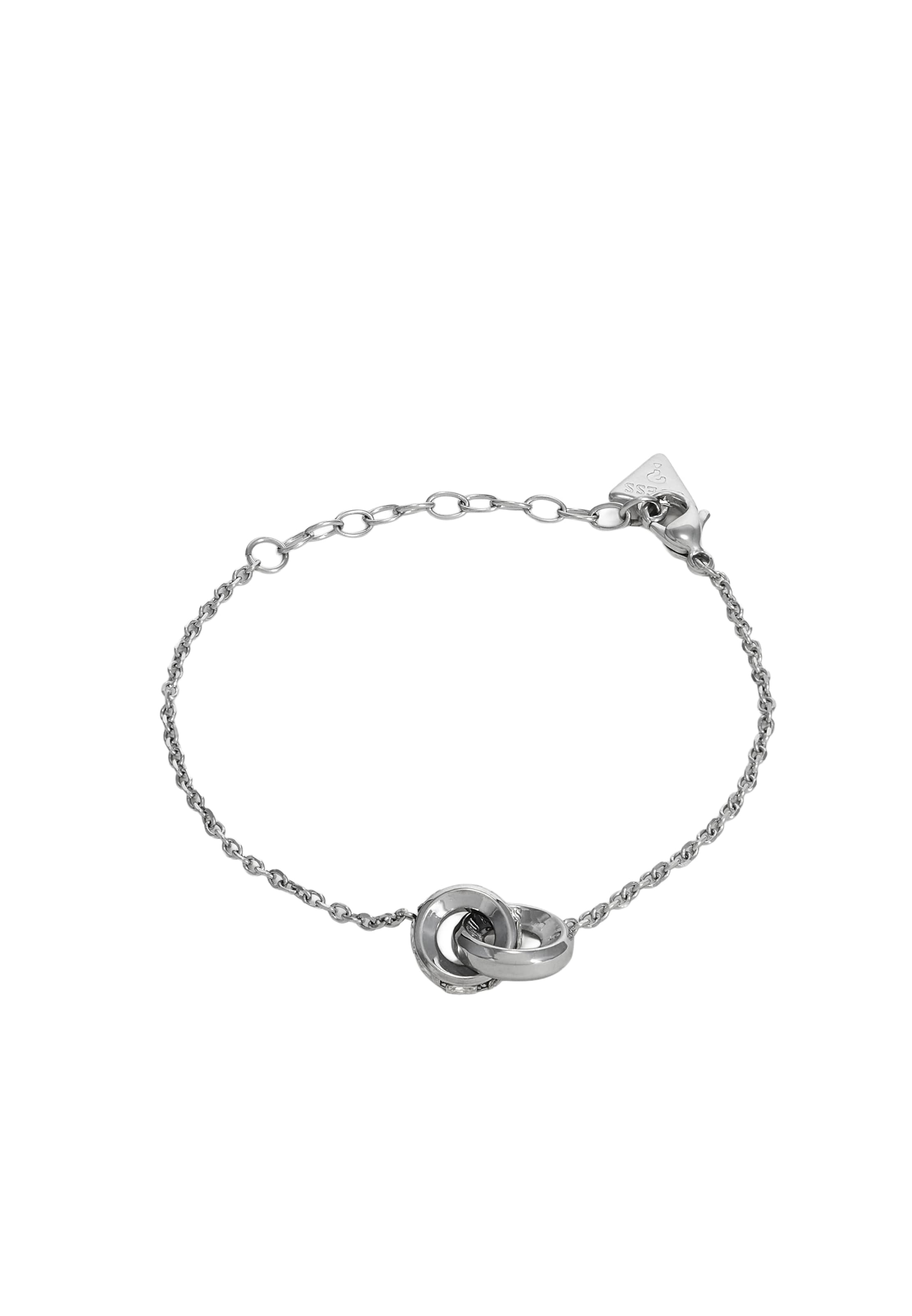 Brățară 'LES BAGUETTES' de la GUESS pe argintiu: față