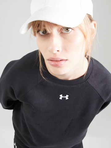 UNDER ARMOUR Sportief sweatshirt 'Rival' in Zwart