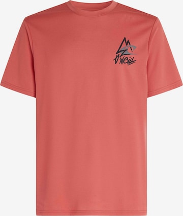 T-Shirt fonctionnel O'NEILL en rouge : devant