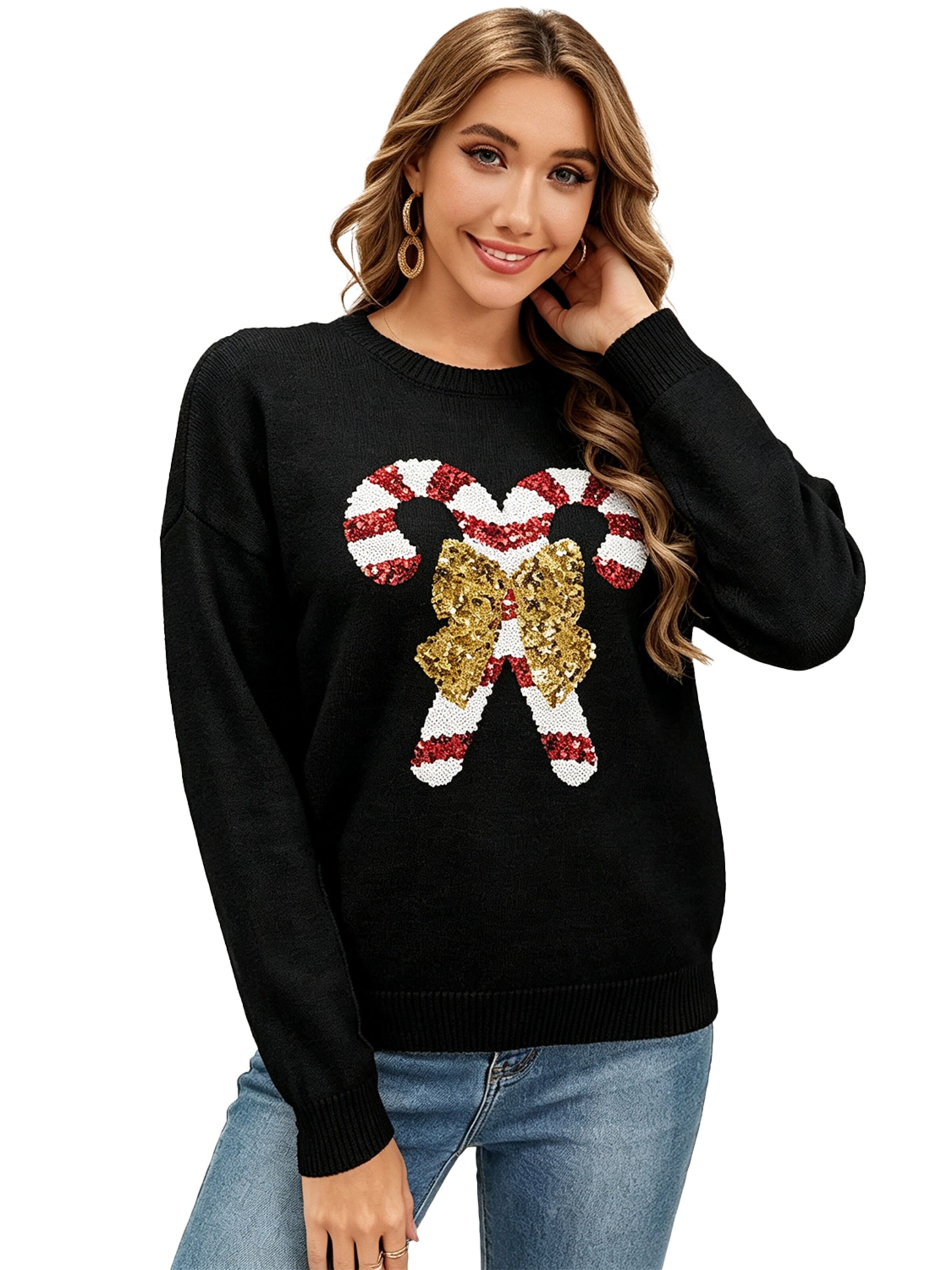 KoJooin Sweater 'Weihnachts' in Black: front