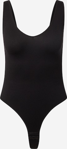 Tricou body de la MAGIC Bodyfashion pe negru: față