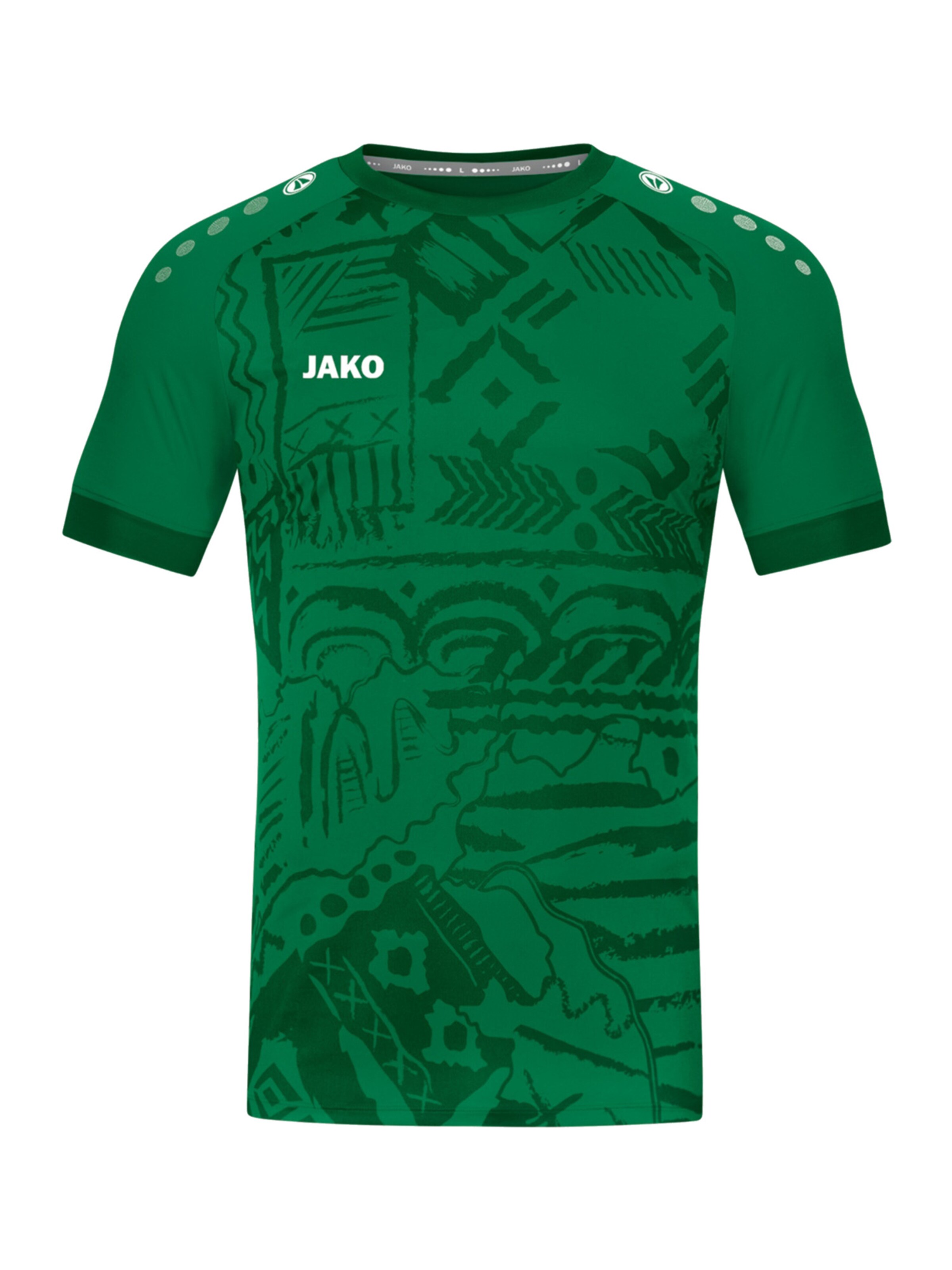 JAKO Funktionsshirt 'Tropicana' in Grün: Vorderseite