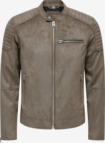 Only & SonsPrijelazna jakna 'ONSGus' - siva boja: prednji dio