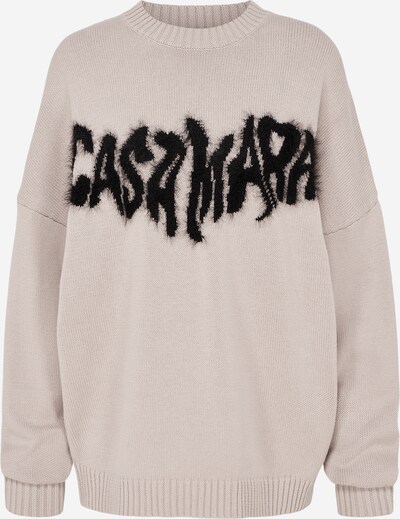 Casa Mara Pullover 'Fluffy Sleeve' in taupe, Produktansicht