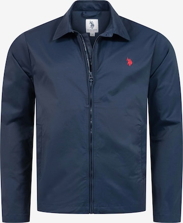 U.S. POLO ASSN. Tussenjas in Blauw: voorkant