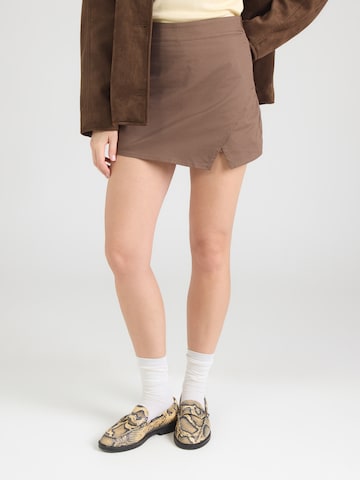 ABOUT YOU Regular Skirt 'Emma' in Brown: front