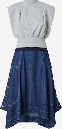 3.1 Phillip Lim Šaty - modrá denim / sivá melírovaná, Produkt