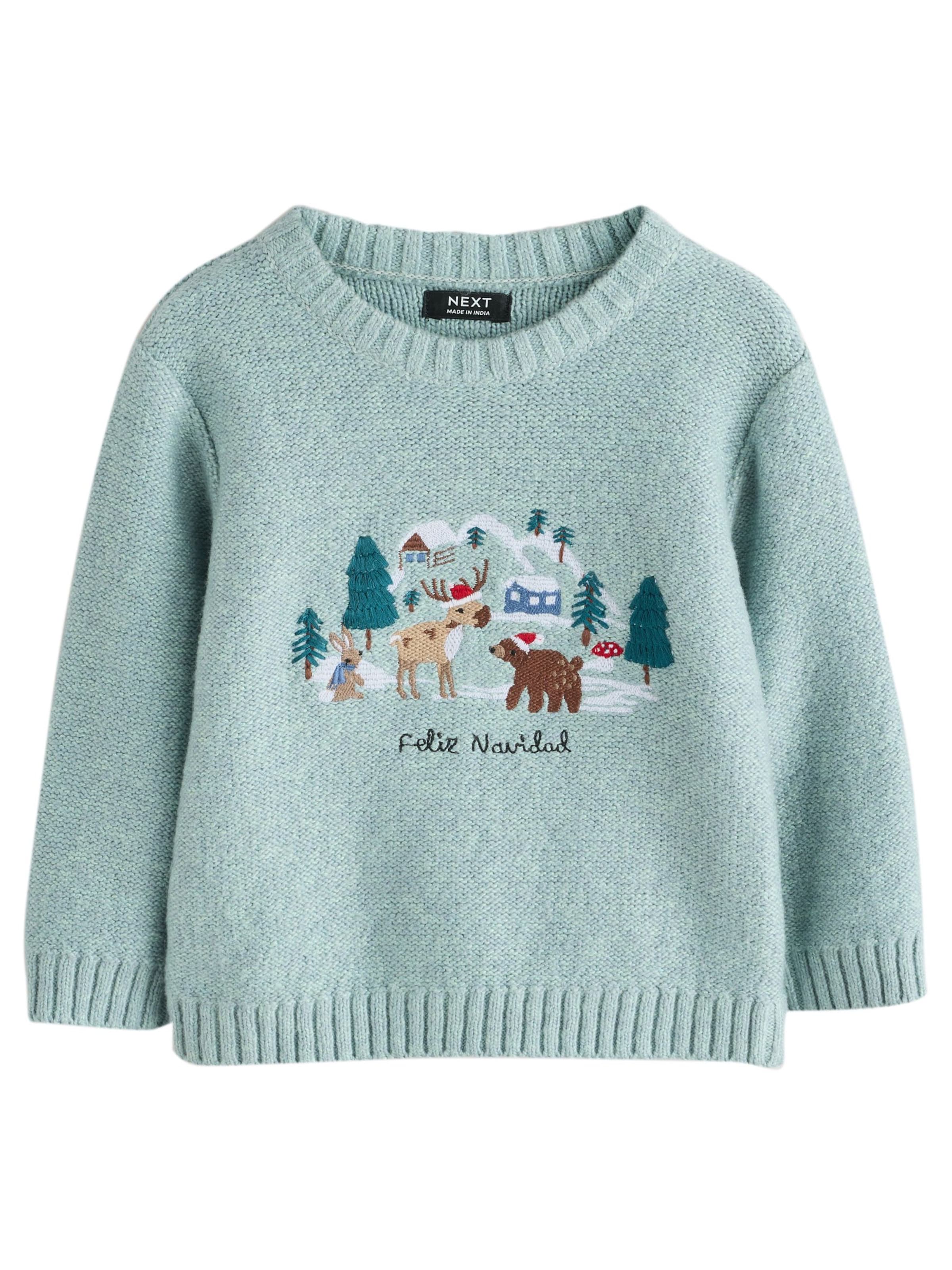 Pulover de la Next pe albastru: față