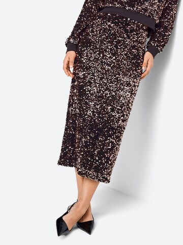 Rich & Royal Φούστα σε καφέ