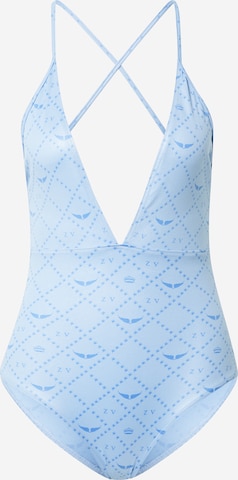 Triangolo Costume intero di Zadig & Voltaire in blu: frontale